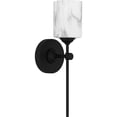 thumbnail image 5 of Aria 1-Light Matte Black Wall Sconce, 5 of 5