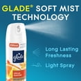thumbnail image 2 of Glade® Soft Mist Odor Fighting Aerosol Air Freshener, Citrus Sunrise, 7.3oz, 1 Count, 2 of 11
