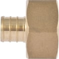 thumbnail image 3 of SharkBite Barb Female Swivel Adapter PEX Adapter - Brass - 3/4 In. x 1 In., 3 of 4
