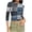 Z--Multicolor#14, variant on Qingpeng Women's 3/4 Length Sleeve Shirts Solid Color Basic Tees Slim Fit T Shirt Crew Neck Crop Tops Size S-3XL