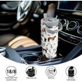 thumbnail image 5 of Horse Gifts for Women Girls, 30oz Horse Tumbler with Handle, Stuff for Men Lovers, Stainless Steel Insulated Water Bottle Travel Cup, 5 of 6