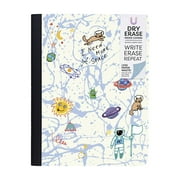 U Style Self Expression Composition Book w/Inside Dry Erase Page, 100 Sheets, College Rule