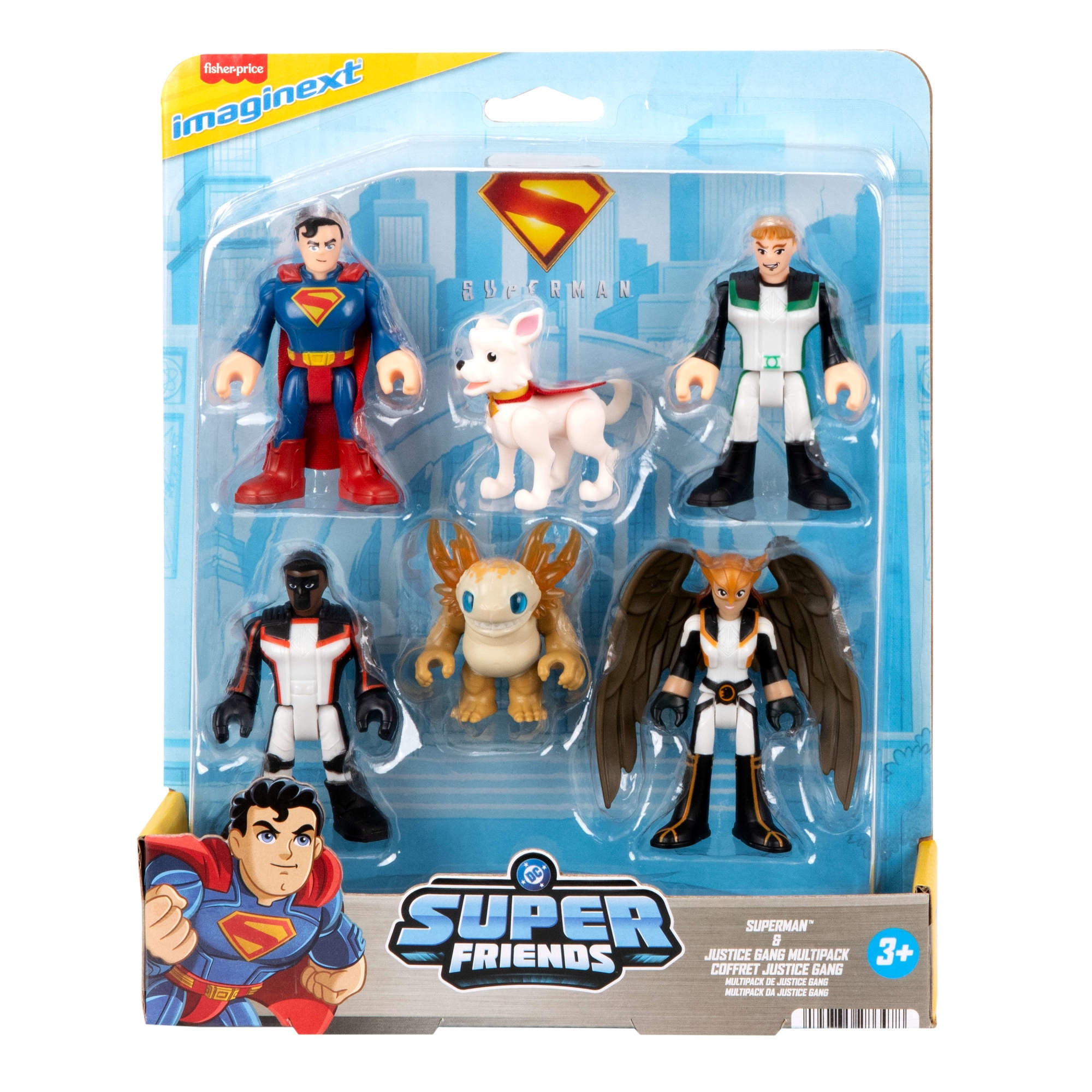 Fisher-Price Imaginext Superman Action Figure Multipack with 6 Collectible 3-inch Characters