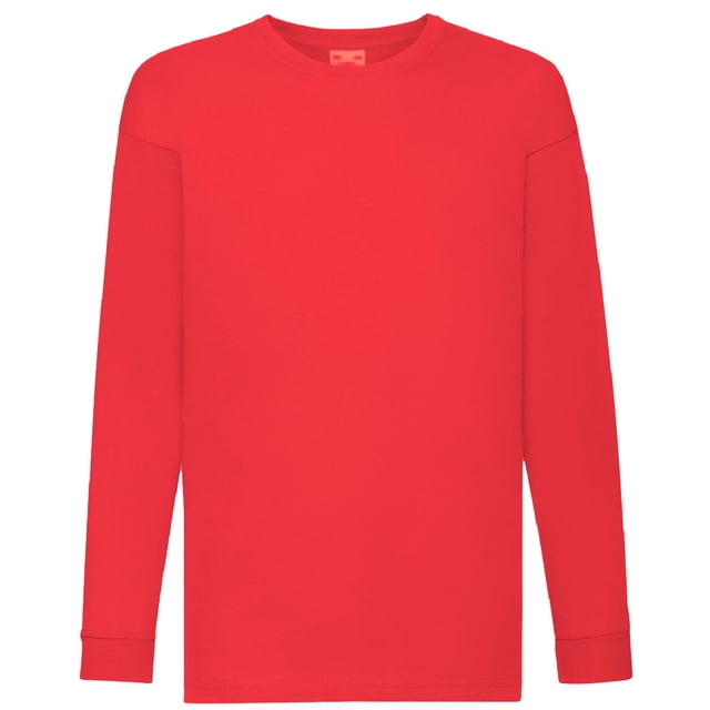 Fruit Of The Loom T-Shirt à Manches Longues pour Garçons/filles (Lot de 2)
