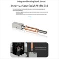 thumbnail image 5 of Kit de Extremo Caliente Mejorado para 3 Bi Metal Heatbreak Hot End Tubo de Calentamiento por Termistor de 24 V y 60 W, 5 of 5