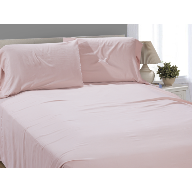 Better Homes and Gardens Vintage Microfiber Sheet Set , King Blush