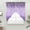 Lavender Purple Light Purple Gray Purple, variant on Purple Lavender Swag Curtains for Kitchen/Bedroom/Living Room, Spring Watercolor Wild Flowers Plant Scalloped Curtains 63 Inch Long, Window Swag Topper Curtains Valances 2 Panels Set 36"x63"