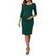 thumbnail image 1 of VESTIDOS DE MATERNIDAD SEMI FORMAL INSPIRE CHIC Cuello Redondo Mangas 3/4 Cóctel de Oficina Cremallera en la Parte Posterior Vestido de Embarazo XL Verde Oscuro, 1 of 6