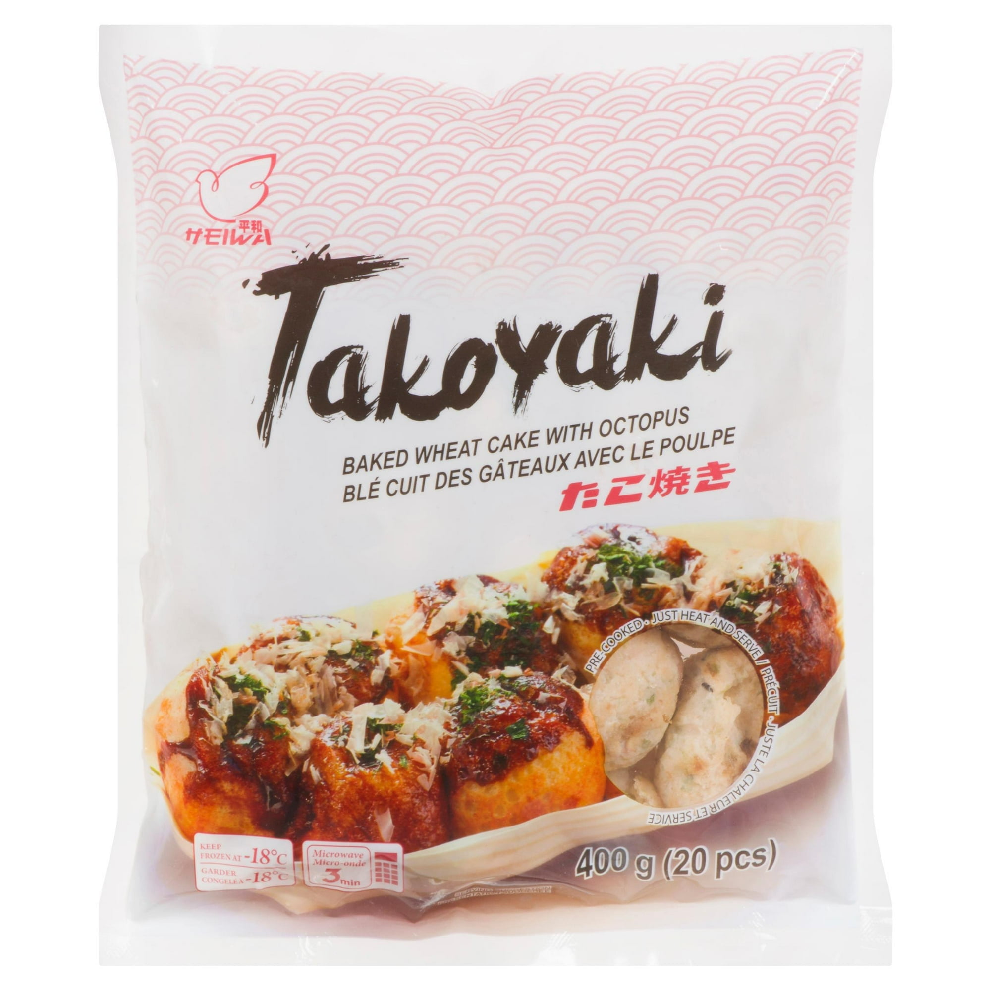 Heiwa Takoyaki Baked Wheat Cake with Octopus