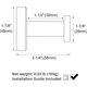 thumbnail image 2 of Towel Hook 2 Pack Brushed Nickel, 304 Stainless Steel Round Hand Towel Hanger, Modern Clothes Robe Holder Bathroom Kitchen Vestibule Wall Mount, 2 of 4