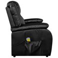 thumbnail image 3 of vidaXL Electric Massage Chair Black Faux Leather, 3 of 10