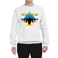 thumbnail image 2 of The Ghost Of Kyiv Unisex Crewneck Graphic Sweatshirt, White, XX-Large, 2 of 4