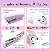Office Supplies Set, Desk Organizers and Accessories Kit with Staple Remover, Stapler, Tape Dispenser, Staples, Clips, Scissor and Tabs Supplies