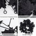 thumbnail image 4 of Halloween Garland, 5.9FT Fall Wall Hanging Maple Leaves, Artificial Black Maple Leaf Vine, Thanksgiving Halloween Fall Decoration for Home, 4 of 8