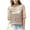 Rose Gold, variant on fartey Women's Sparkle Sequins Tops Trendy Solid Color Loose Fit Blouses 2024 Spring Half Sleeve Crewneck Prom Party Shirts