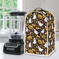 thumbnail image 5 of HELLHERO White Ghosts Jack-o'-lanterns Kitchen Blender Dust Covers 1pc Polyester 15.94"H x 9.45"L x 7.28"W for Home Kitchen Dustproof, 5 of 6