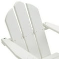 thumbnail image 4 of Little Colorado Knotty Pine Wood Kids Classic Adirondack Chair, White, 4 of 4