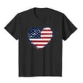 thumbnail image 4 of American Flag USA United States of America US 4th of July T-Shirt Black,L, 4 of 5