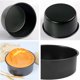 thumbnail image 3 of Paquete de 3 moldes para pasteles negros, mini moldes para pasteles, moldes redondos de aluminio para pasteles, utilizados para reuniones familiares para hornear mini pasteles, pizza, quiche, 3 of 5