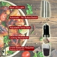 thumbnail image 4 of Stellar Living  ABN5M009-SLVR Electric Pepper Grinder, Silver, 4 of 7