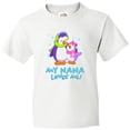 thumbnail image 3 of Inktastic My Nana Loves Me Cute Penguins Youth T-Shirt, 3 of 5