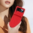 thumbnail image 4 of Allytechgroup Galaxy Z Flip 4 Wallet Case with Shoulder Strap & Hand Wrist, Premium PU Leather Anti-Scratch Zipper Pocket with Cards Slots Bumper Shockproof Phone Case for Girls Women, Red, 4 of 11