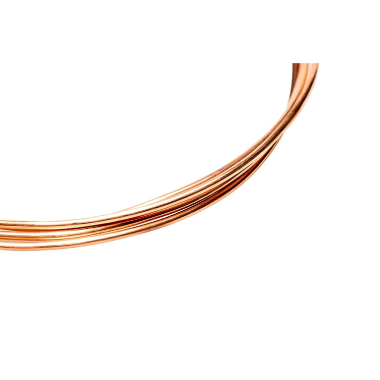 Wire, Wrapit®, Bright Copper, dead-soft, round, 24 gauge. Sold per 1/4  pound spool, approximately 210 feet. - Fire Mountain Gems and Beads