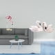 thumbnail image 2 of Elegante escultura de pájaro flamenco cisne de resina, figura de arte moderno para decoración del hogar y jardín para dormitorio, oficina y, 2 of 8