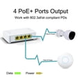 thumbnail image 2 of Conmutador PoE PROCET EN-S4P de 5 puertos Gigabit 60 W en total, 2 of 5