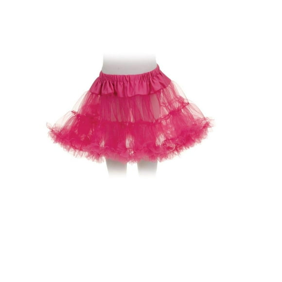 Tutu Petticoat Costume Skirt Child: Fuchsia One Size Fits Most