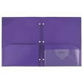 thumbnail image 2 of Five Star 2 Pocket Plastic Folder Purple Letter Size 8.5x11, 2 of 2