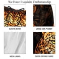thumbnail image 4 of luoweisi Men's Beach Shorts Quick Dry Swim Trunks with Mesh Lining Leopard L, 4 of 5
