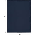 thumbnail image 3 of Garland Rug Town Square Navy Blue 3' x 5' Non Slip Area Rug for Living Rooms & Hallways, Stylish & Durable for High-Traffic Areas, 3 of 5