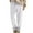 White, variant on ZZwxWA Men's Pants Men's Solid Color Pocket Drawstring Casual Youth Versatile Sports Oversized Pants Linen Pants Men My Order