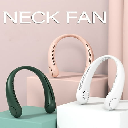 

MYSEPT Neck Fans Portable Rechargeable - Mini Fan Neckband Bladeless Lazy Neck Hanging Cooler Usb Rechargeable Portable