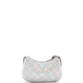 thumbnail image 3 of Pre-Owned Hobo Clutch with Chain Quilted Iridescent Metallic Goatskin By Rebag, 3 of 6