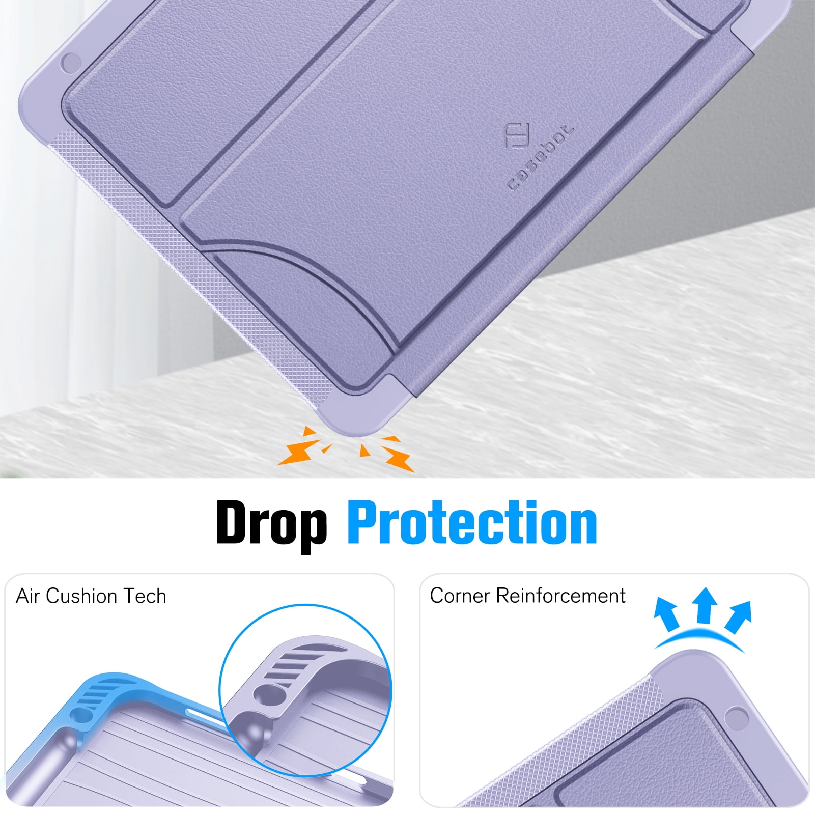 Fintie Case for iPad Air 11-inch M3 (2025) / M2 (2024), iPad Air 5th (2022) / 4th Generation (2020) 10.9 Inch - Magnetic Stand Multi-viewing Angle Soft TPU Cover with Pencil Holder