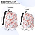 thumbnail image 2 of Balery Tropical Corals Seahorse Mochila Clásica Impresa Básica para Viaje, Mochila Escolar Resistente al Agua, Mochila de Lona con Correas Ajustables-Small, 2 of 5