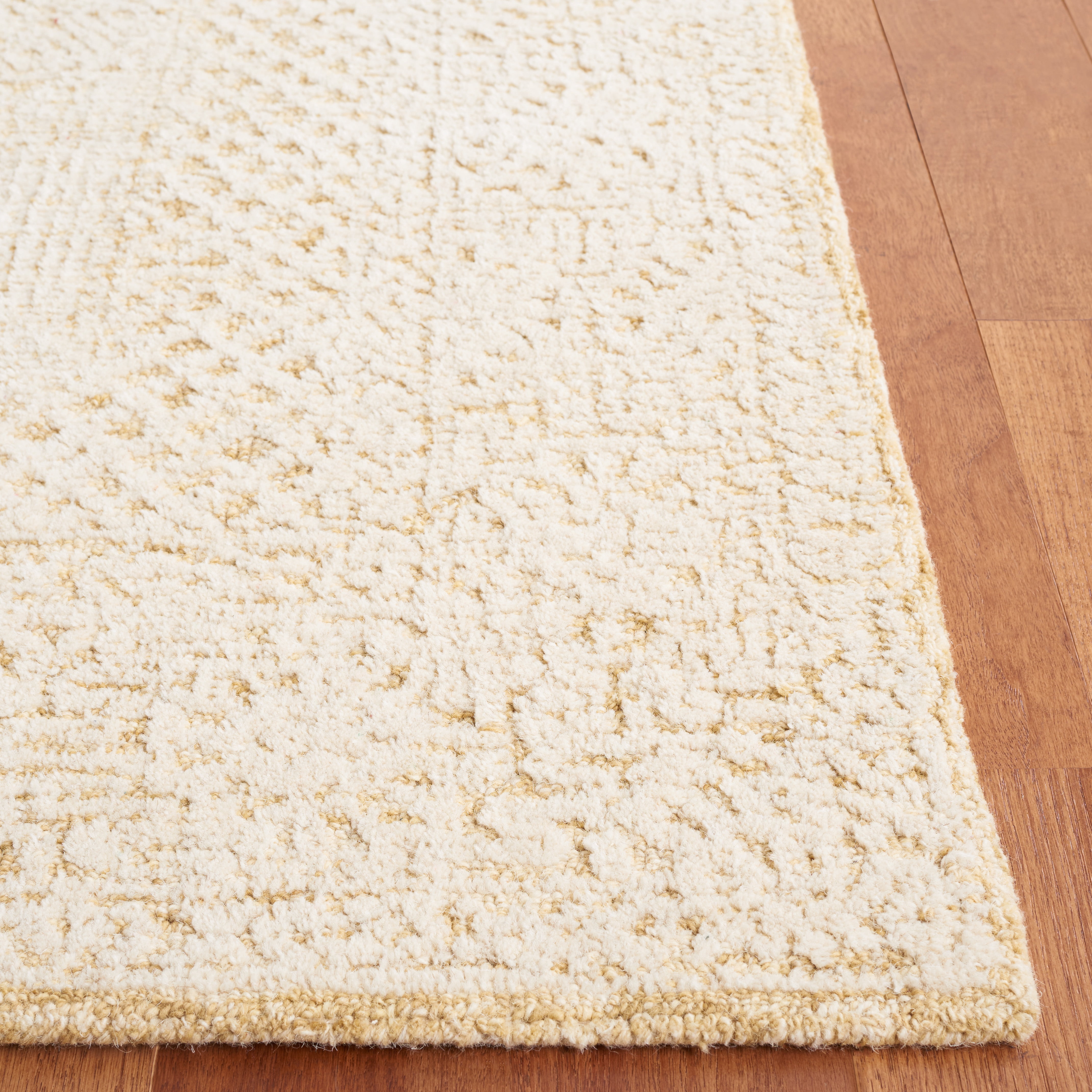 SAFAVIEH Textural Anabel Geometric Area Rug, Gold/Ivory, 5' x 8'