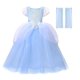 thumbnail image 1 of Disney Girl Cenicienta Cosplay Disfraz Vestir Ropa Niñas Fiesta de Navidad Princesa Vestidos Niños Cumpleaños Boda Ball Gown9-10T (Etiqueta 150) Gao Jinjia LED, 1 of 2