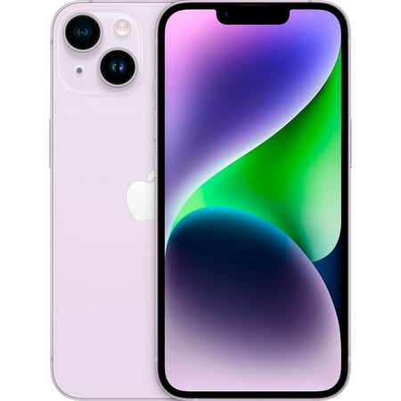 Restored Apple iPhone 14 128GB Purple (AT&T) MPUX3LL/A (Refurbished)