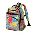 thumbnail image 2 of Pioneer Flower Floral Print Pattern Backpack for School, Cute School Bag with Adjustable Shoulder Straps and Padded Back, 15.25"x11.5"x5.25", 2 of 5