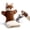Raccoon, variant on Interactive Cat Toys, 22" Catnip Kicker Cat Toy, Large Plush Wrestling Hand Puppet with Treat Pocket & 5 Catnip Refills, Durable 3-Layer Scratch-Resistant for Rough Play - Chicken