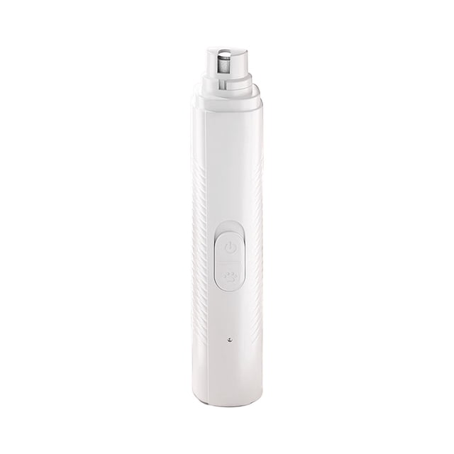 USB Rechargeable Pet Nail Grinder for Cats and Dogs, 3-Speed Low Noise Trimmer, Safe and Precise Fingernail Filing Tool with LED Indicator, Easy Grooming for Beginners