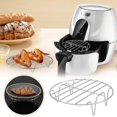 thumbnail image 2 of Air Fryer Rack For Air Fryers Stainless Steel Multi-layer Rack Air Fryer Accessories Steaming Rack, 2 of 4