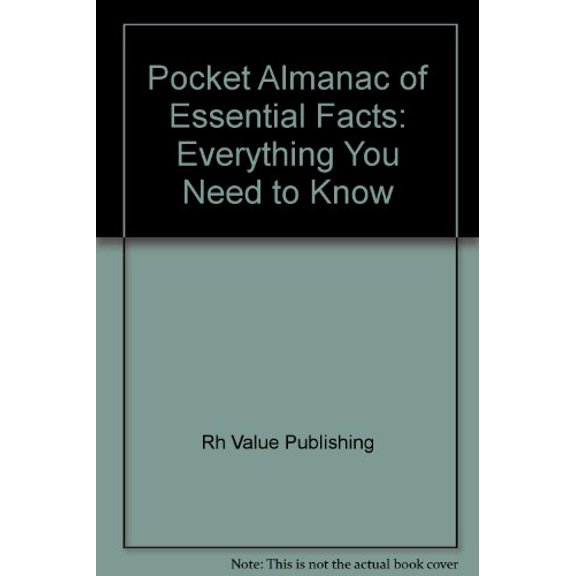 Pre-Owned Pocket Almanac of Essential Facts: Everything You Need to Know Hardcover