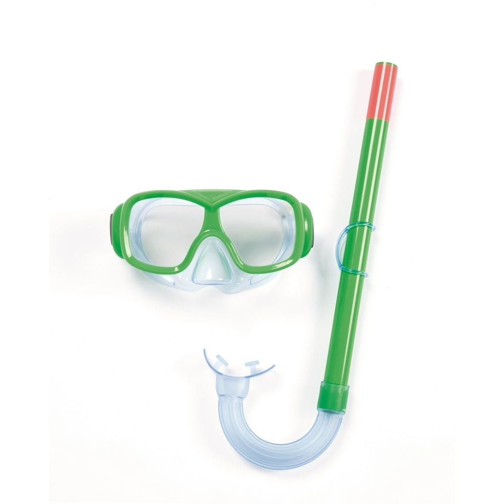 HydroSwim Essential Freestyle Snorkel Set, Green