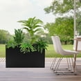 thumbnail image 3 of Steel Planter Box with Removable Insert Shelf Garden Box with Drainage Hole, 3 of 10