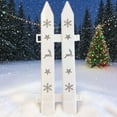 thumbnail image 5 of Christmas Tree Scene Decorative Fence, PVC Christmas Fence, White Deer Snowflake Cut-Out Garden Fence Panels, Durable Weather-Resistant PVC Material, Easy Assembly Holiday Outdoor Indoor Decor, 5 of 6