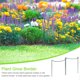 thumbnail image 2 of Paquete de 4 jaulas de anillo de estaca de soporte de jardín Soportes de borde de estaca duraderos para plantas Jaula de anillo para marcos de plantas verdes Soporte de flores de rosa enredadera Muyoka Hogar, 2 of 2